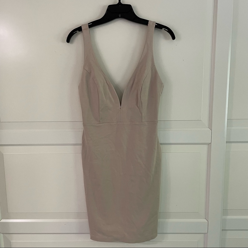Lulu's Tan Sleeveless Dress - Picture 6 of 8